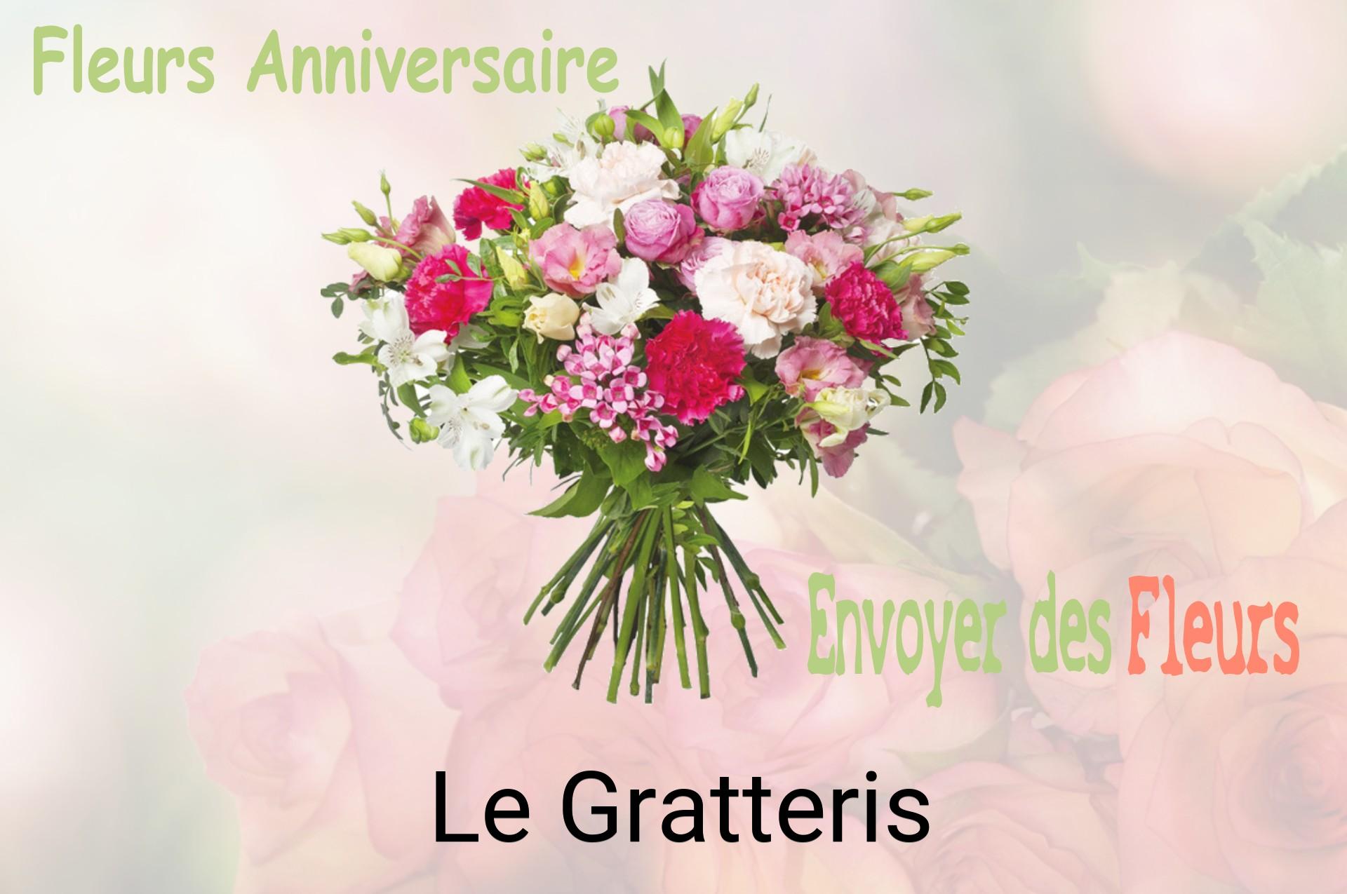 Bouquet de fleurs d’anniversaire livré à Le Gratteris
